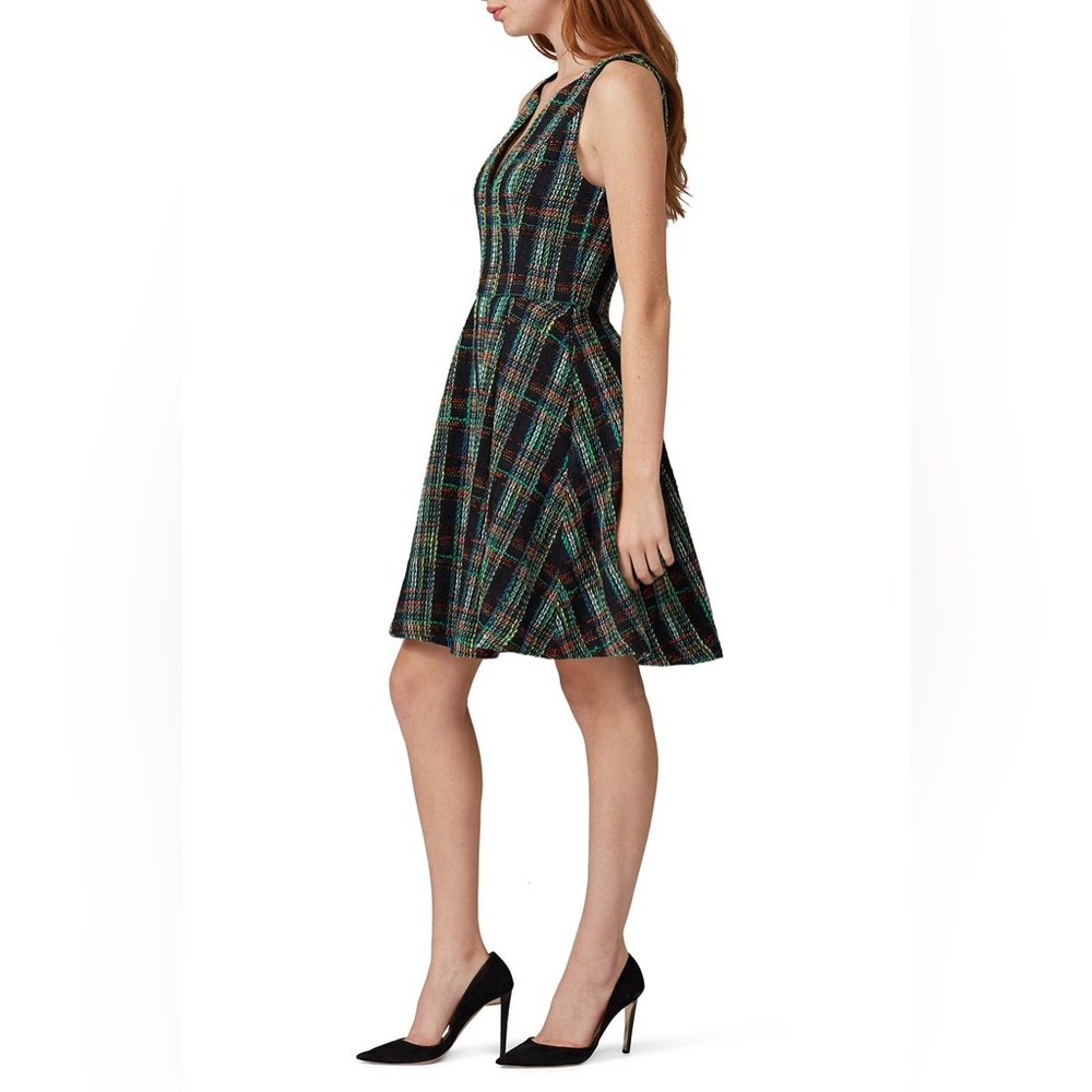 Slate & Willow Colorful Plaid Kids Dress